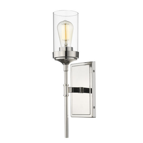 Z-Lite Calliope Polished Nickel Sconce by Z-Lite 617-1S-PN