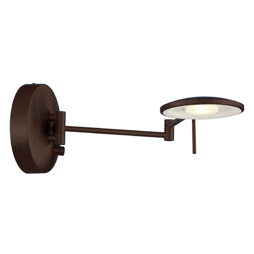 Arnsberg Dessau Turbo Bronze LED Swing Arm Lamp