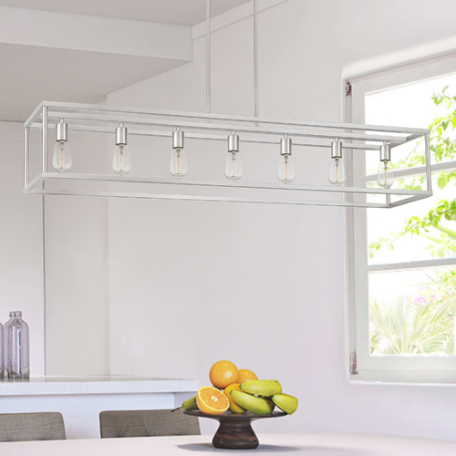 New Harbor Brushed Nickel Linear Light by Quoizel Lighting