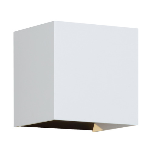 Visual Comfort Modern Collection Vex LED 2700K Outdoor Wall Light in White by Visual Comfort Modern 700OWVEX9274WUNV