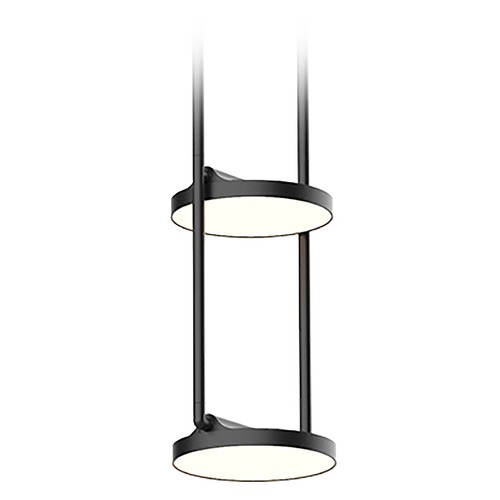 Novel Adjustable LED Pendant in Black by Kuzco Lighting
