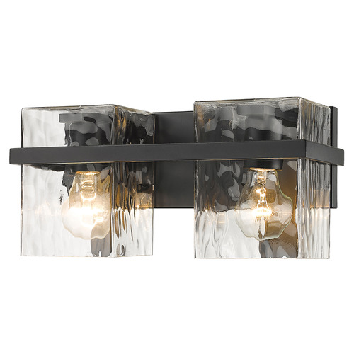 Z-Lite Bennington Matte Black Bathroom Light by Z-Lite 1938-2V-MB