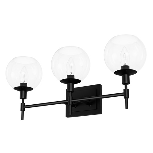 Hunter Fan Company Hunter Fan Company Xidane Matte Black Bathroom Light 19509