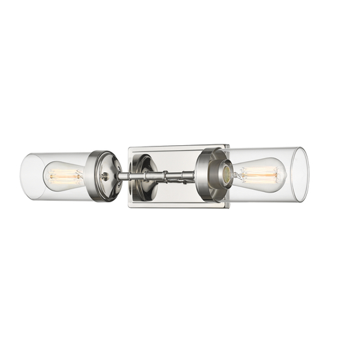 Z-Lite Calliope Polished Nickel Sconce by Z-Lite 617-2S-PN