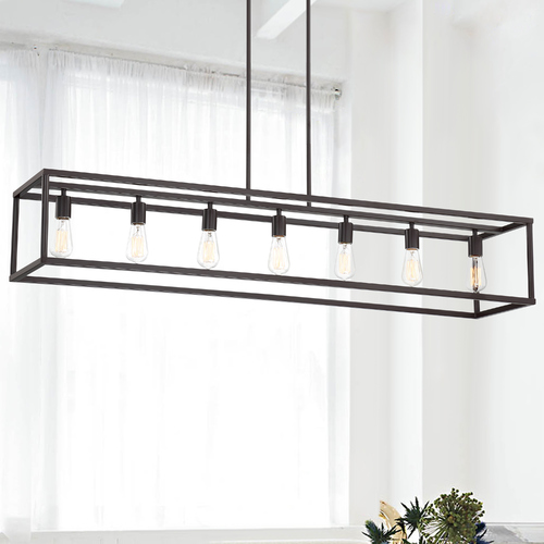 New Harbor Western Bronze Linear Light by Quoizel Lighting