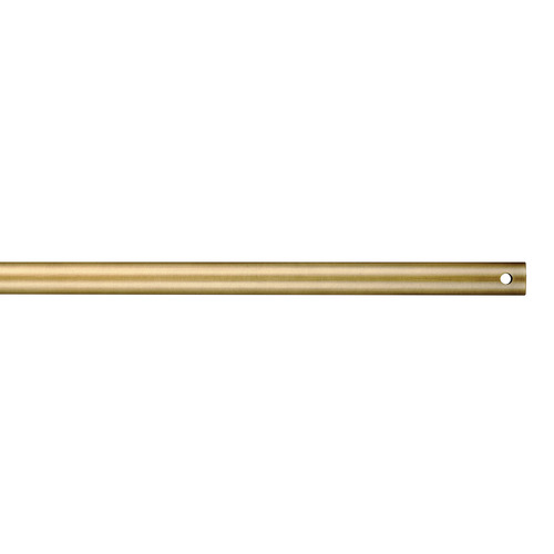 18-In Downrod in Antique Brass by Visual Comfort & Co Fan Collection