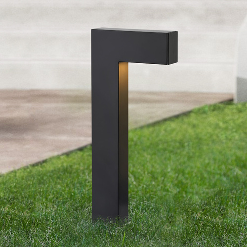 Atlantis Small LED Path Light in Satin Black by Hinkley Lighting