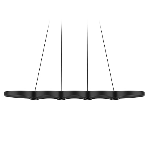 Maestro 37.75-Inch LED Linear Pendant in Black by Kuzco Lighting