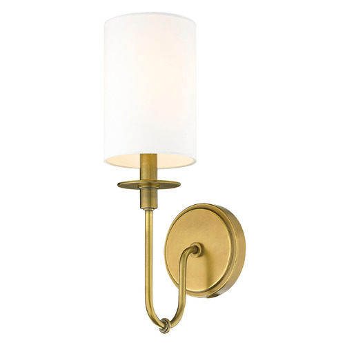Ella Rubbed Brass Sconce by Z-Lite