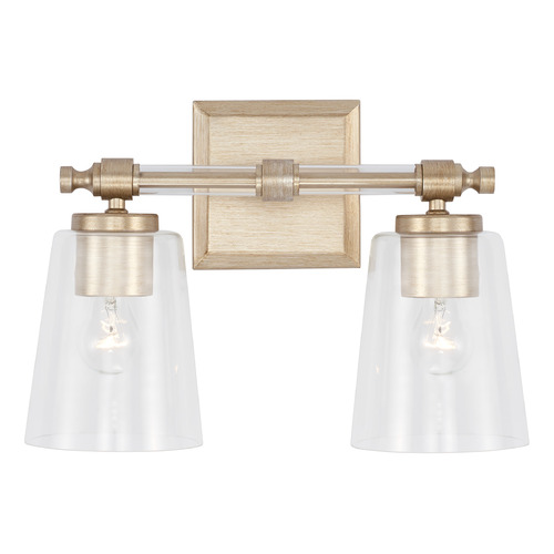 Breigh 14-Inch Vanity Light in Brushed Champagne by Capital Lighting