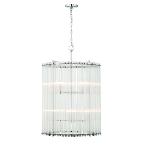 Glasbury 2-Tier Chandelier in Polished Nickel by Eurofase Lighting