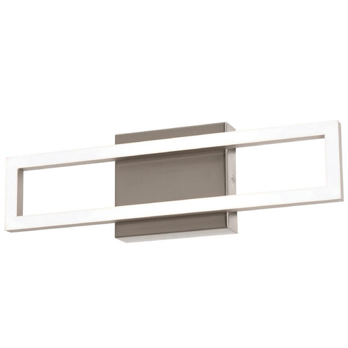 AFX Lighting Afx Lighting Zola Satin Nickel LED Vertical Bathroom Light ZLAV1405L30D1SN