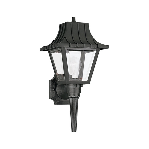 Generation Lighting Outdoor Wall Light with Clear Glass in Clear Finish 8720-32