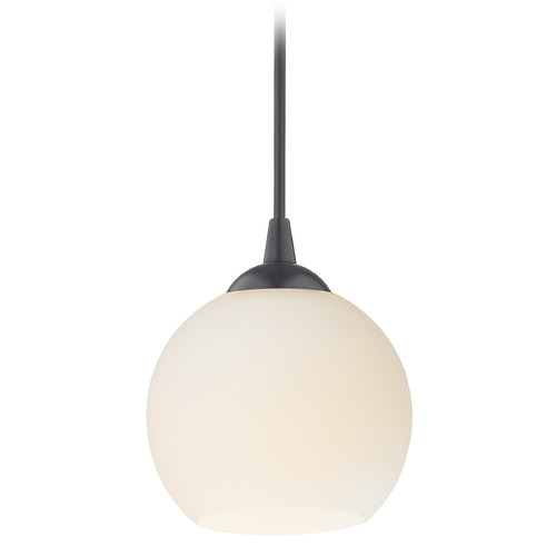 Design Classics Lighting Gala Mini Pendant in Matte Black by Design Classics Lighting 582-07 G1832-WH