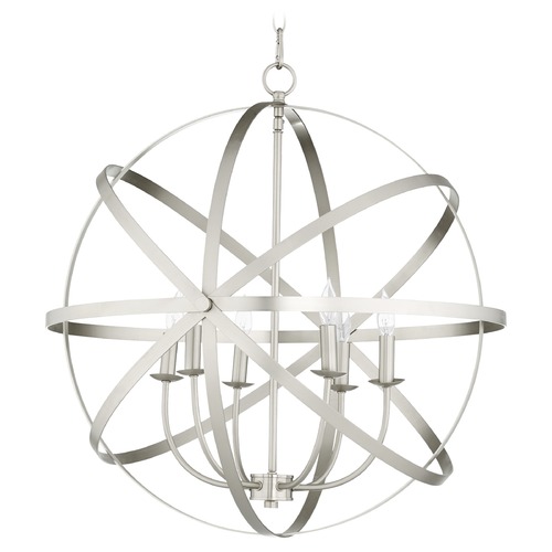 Celeste Satin Nickel Pendant by Quorum Lighting