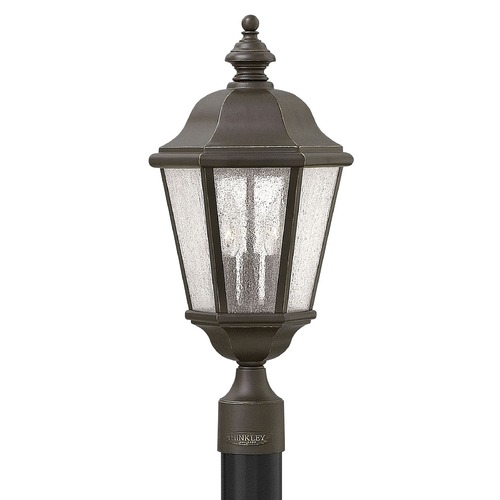 Oil Rubbed Bronze LED Post Light 3 Lt 21.25 Inches Tall by Hinkley Lighting