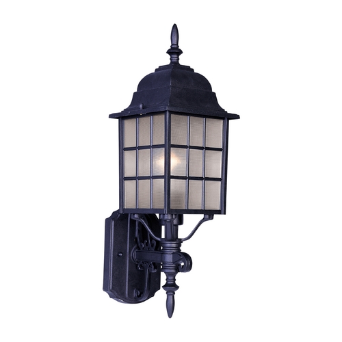 Maxim Lighting Maxim Lighting North Church Black Outdoor Wall Light 1050BK