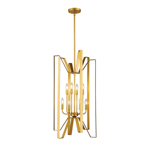 Z-Lite Marsala Polished Metallic Gold Pendant by Z-Lite 4000-8PMG