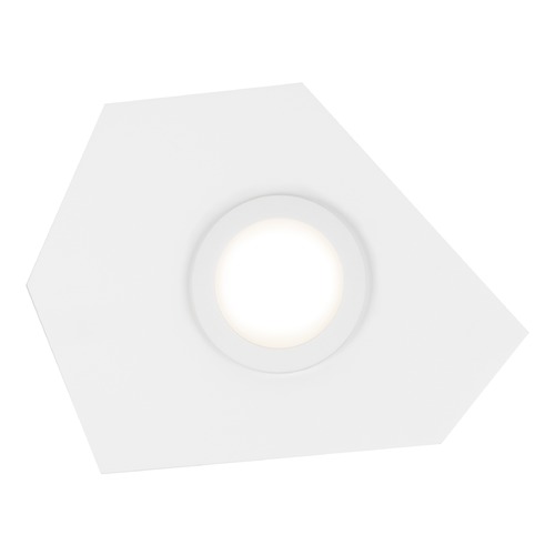 Kuzco Lighting Modern White and White LED Flush Mount 3000K 388LM by Kuzco Lighting FM4201-WH/WH