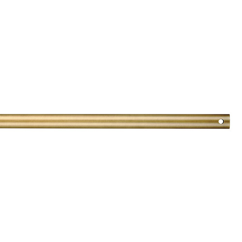 24-In Downrod in Antique Brass by Visual Comfort & Co Fan Collection
