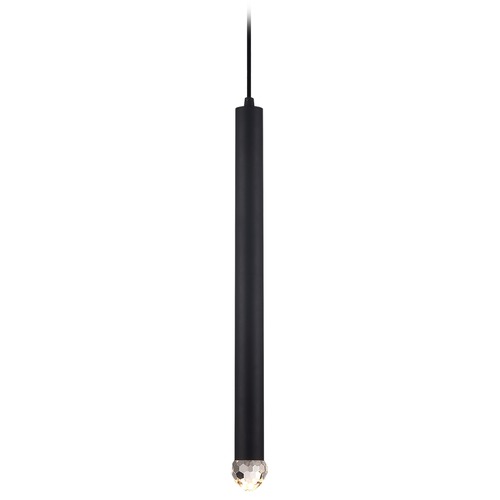 Reign Matte Black LED Pendant by Matteo Lighting