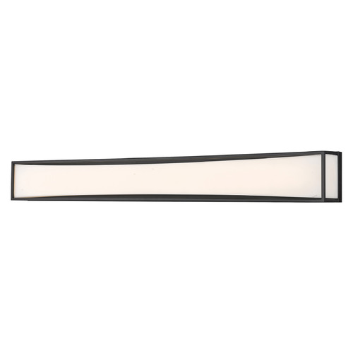 Baden Matte Black LED Vertical Bathroom Light by Z-Lite