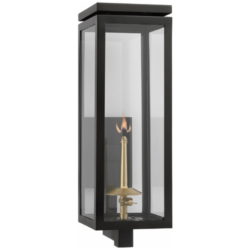 Chapman & Myers Fresno Gas Wall Lantern in Black by VC Signature