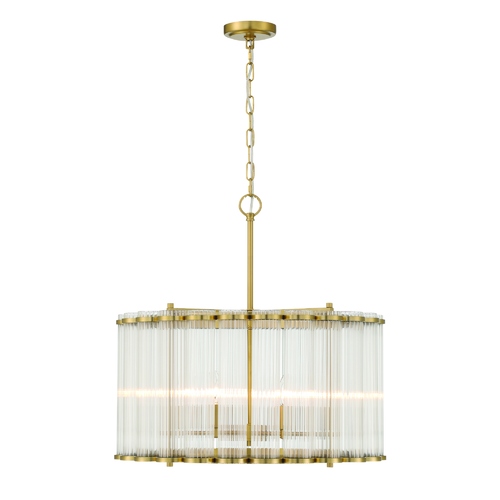 Glasbury 6-Light Chandelier in Gold by Eurofase Lighting