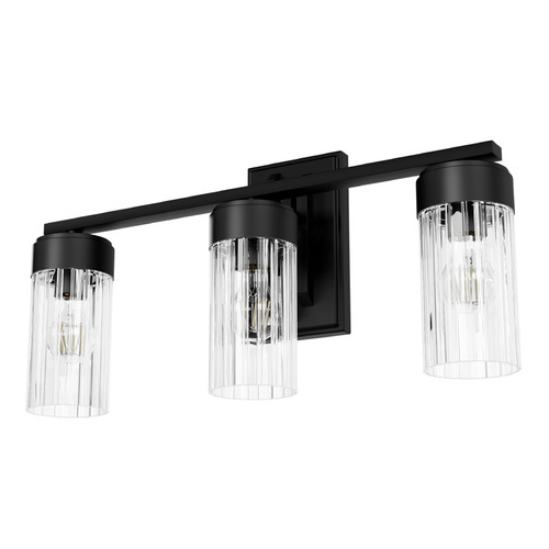 Hunter Fan Company Gatz Matte Black Bathroom Light