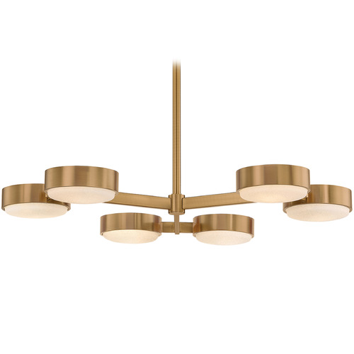 Troy Lighting Troy Lighting Rory Patina Brass LED Chandelier C1340-PBR