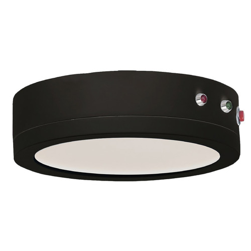 Maxim Lighting Maxim Lighting Wafer Black LED Flushmount Light 57784WTBK
