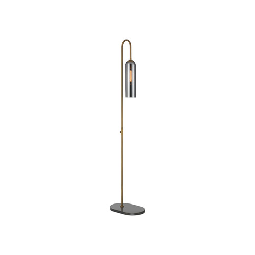 Severn Floor Lamp in Antique Brass by Currey & Company Lighting