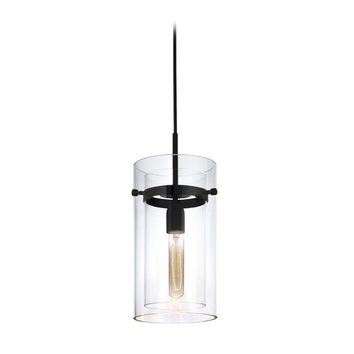 Sonneman Lighting Modern Mini-Pendant Light with Clear Glass 4011.25C