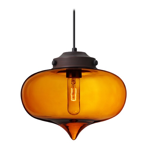 Besa Lighting Besa Lighting Mira Bronze Pendant Light 1JT-MIRAAM-BR