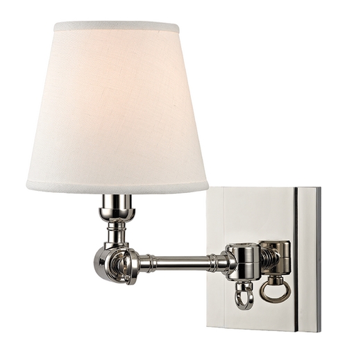 Hudson Valley Lighting Hillsdale Polished Nickel Swing Arm Lamp by Hudson Valley Lighting 6231-PN