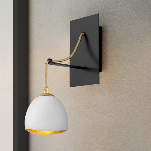 Nula 13-Inch Shell White Sconce by Hinkley Lighting