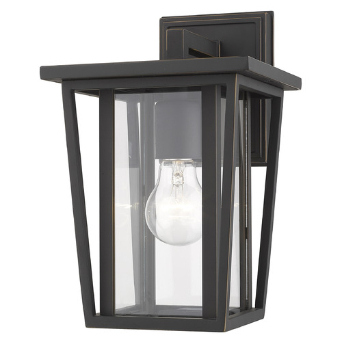 Seoul Oil Rubbed Bronze Outdoor Wall Light by Z-Lite