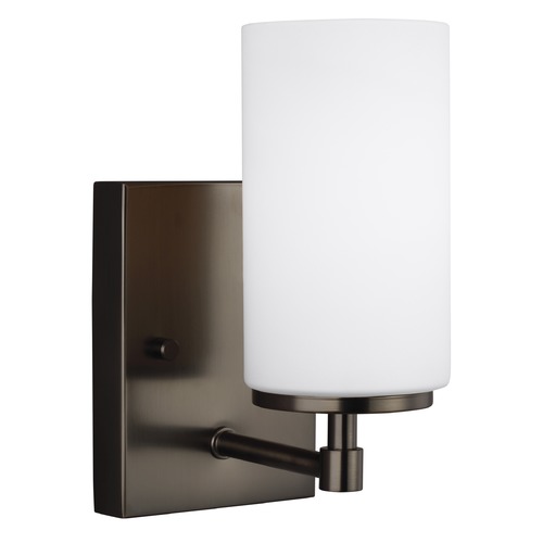 Generation Lighting Alturas Brushed Oil Rubbed Bronze Sconce by Generation Lighting 4124601-778