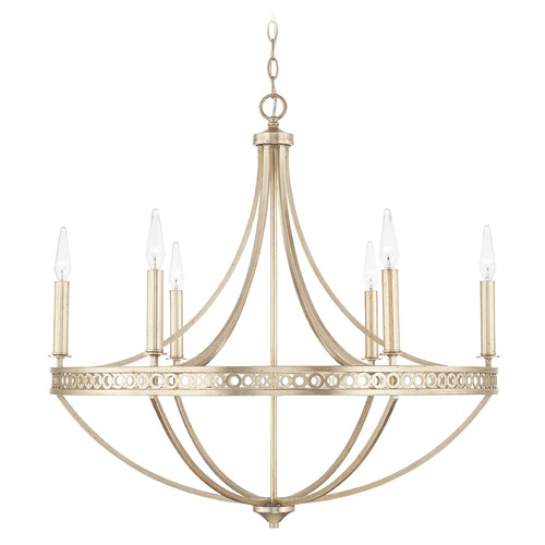 HomePlace by Capital Lighting Isabella 30.25-Inch Chandelier in Winter Gold by HomePlace by Capital Lighting 443161WG