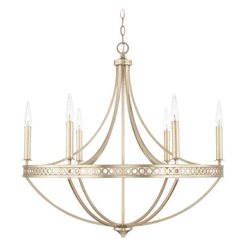 Isabella 30.25-Inch Chandelier in Winter Gold by HomePlace by Capital Lighting