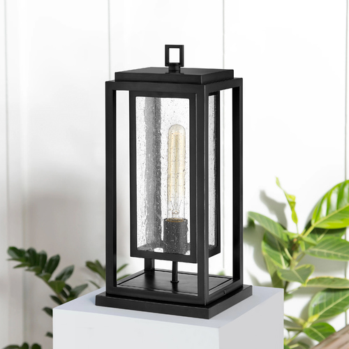 Republic Black LED Post Light by Hinkley Lighting