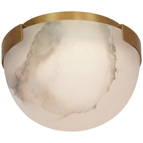 Visual Comfort Signature Collection Kelly Wearstler Melange 5-Inch Flush Mount in Brass by Visual Comfort Signature KW4011ABALB