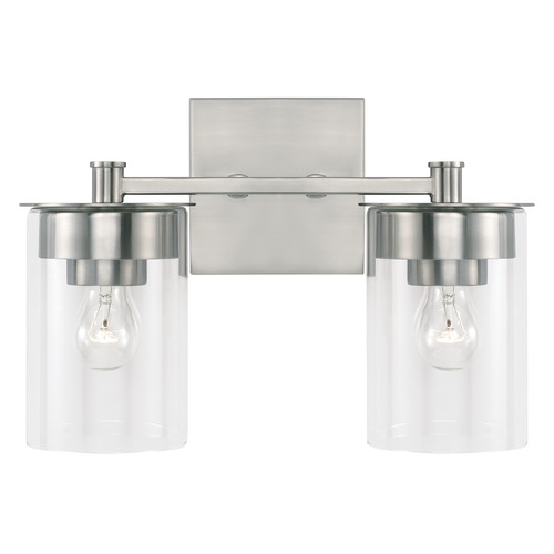 HomePlace by Capital Lighting Mason 13.75-Inch Vanity Light in Brushed Nickel by HomePlace Lighting 146821BN-532