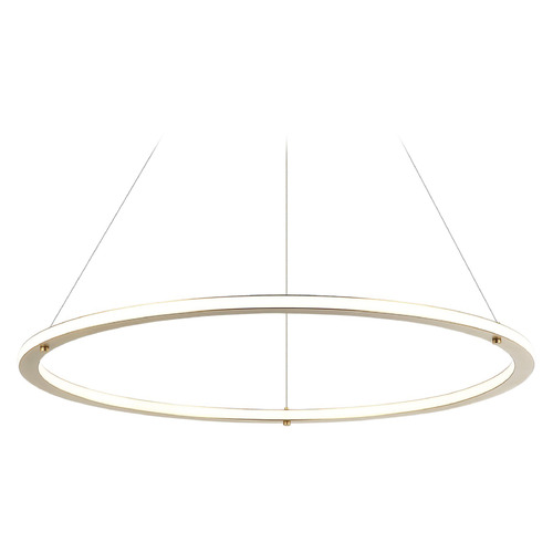 Matteo Lighting Victoria Brushed Gold LED Pendant Light