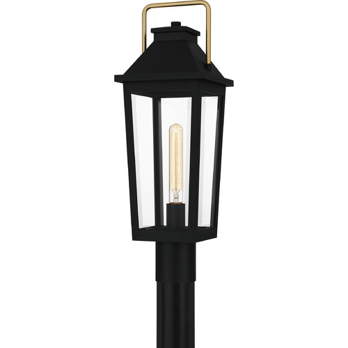 Quoizel Lighting Buckley Matte Black Post Light by Quoizel Lighting BUK9007MBK