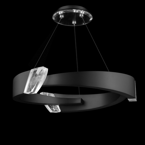 Schonbek Lighting Embrace 34-Inch 3CCT LED Crystal Pendant in Black by Schonbek S4834-18OH