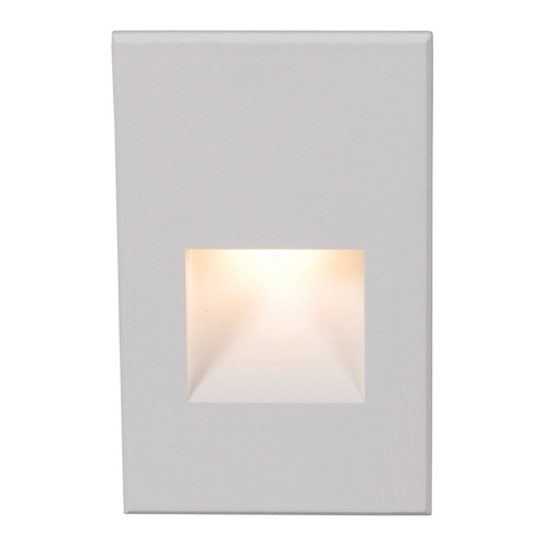WAC Lighting White LED Recessed Step Light with White LED