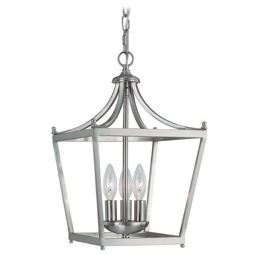Stanton 10.25-Inch Pendant in Brushed Nickel by Capital Lighting