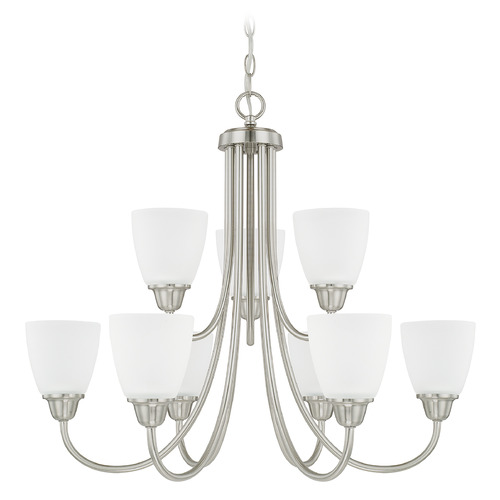 HomePlace by Capital Lighting Trenton 27.5-Inch Chandelier in Brushed Nickel by HomePlace Lighting 415191BN-337