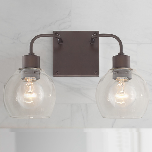 Tanner 15-Inch Bronze Bath Light by HomePlace by Capital Lighting